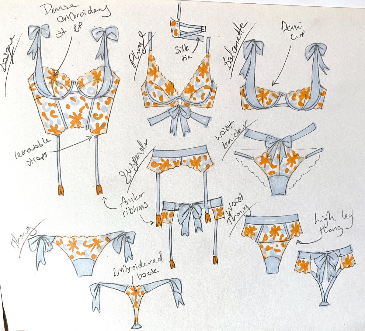Studio Pia design sketches