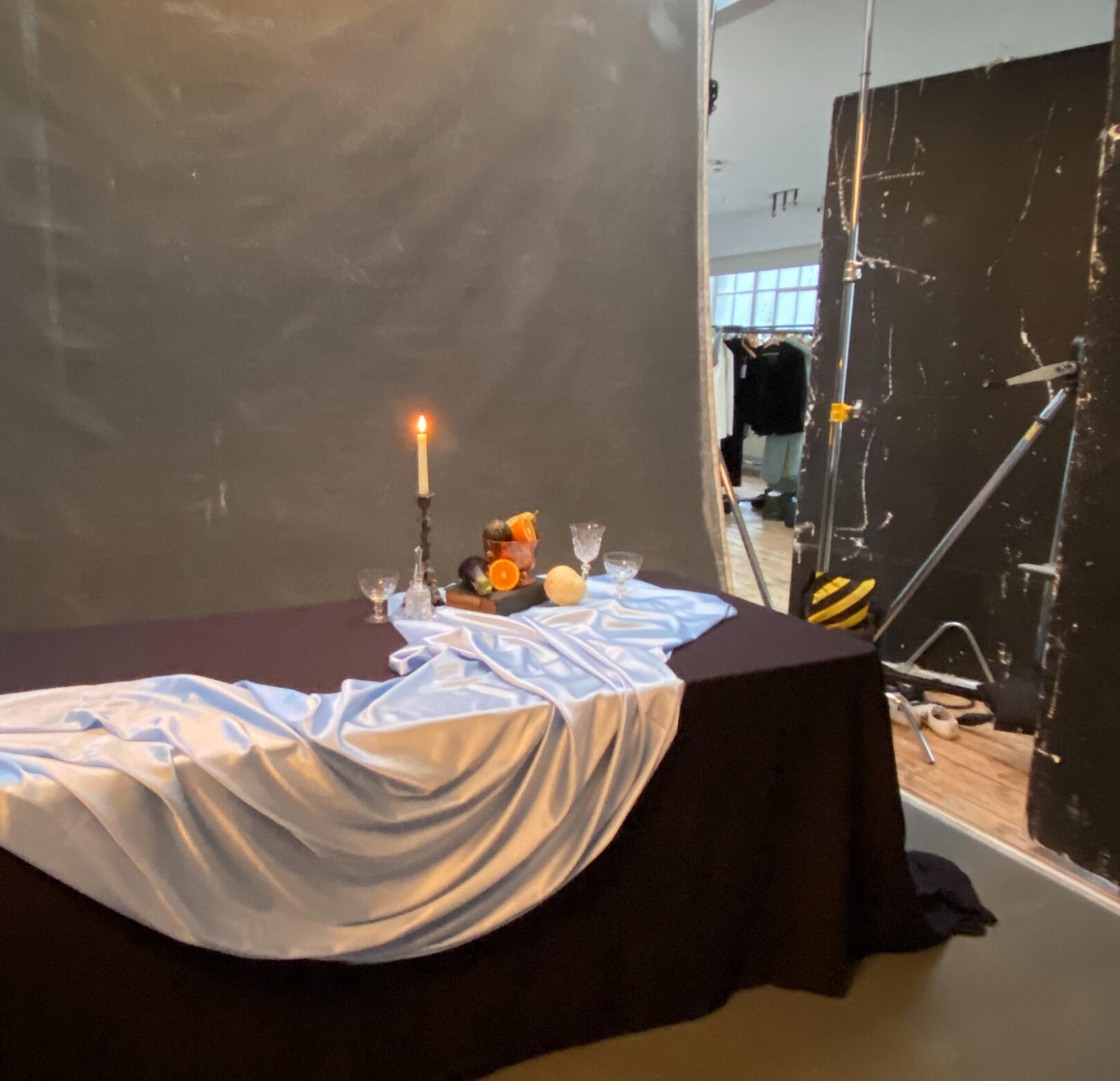 Studio Pia campaign shoot set styling